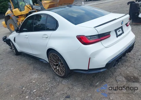 2024 BMW M3 Cs из США, поврежденный, VIN WBS63AY00RFS09107